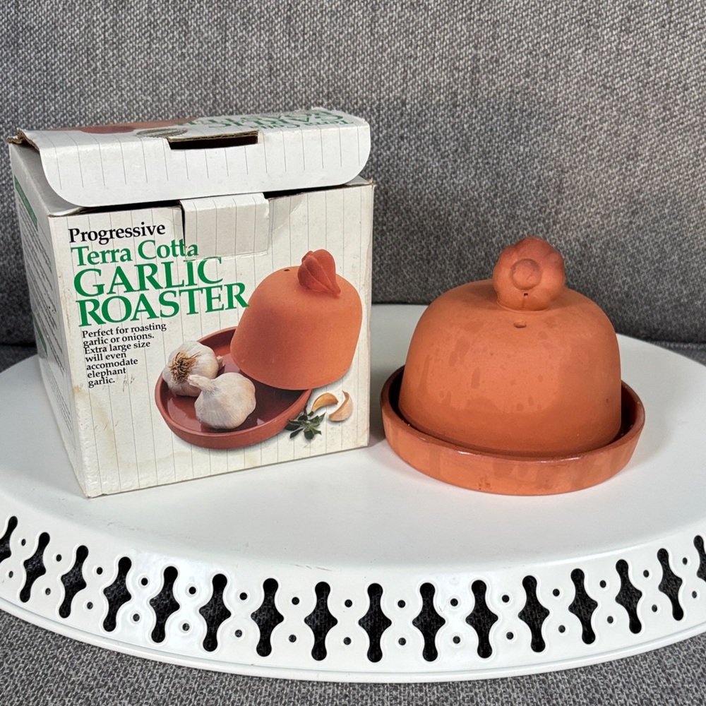 Progressive Terra Cotta Garlic Roaster